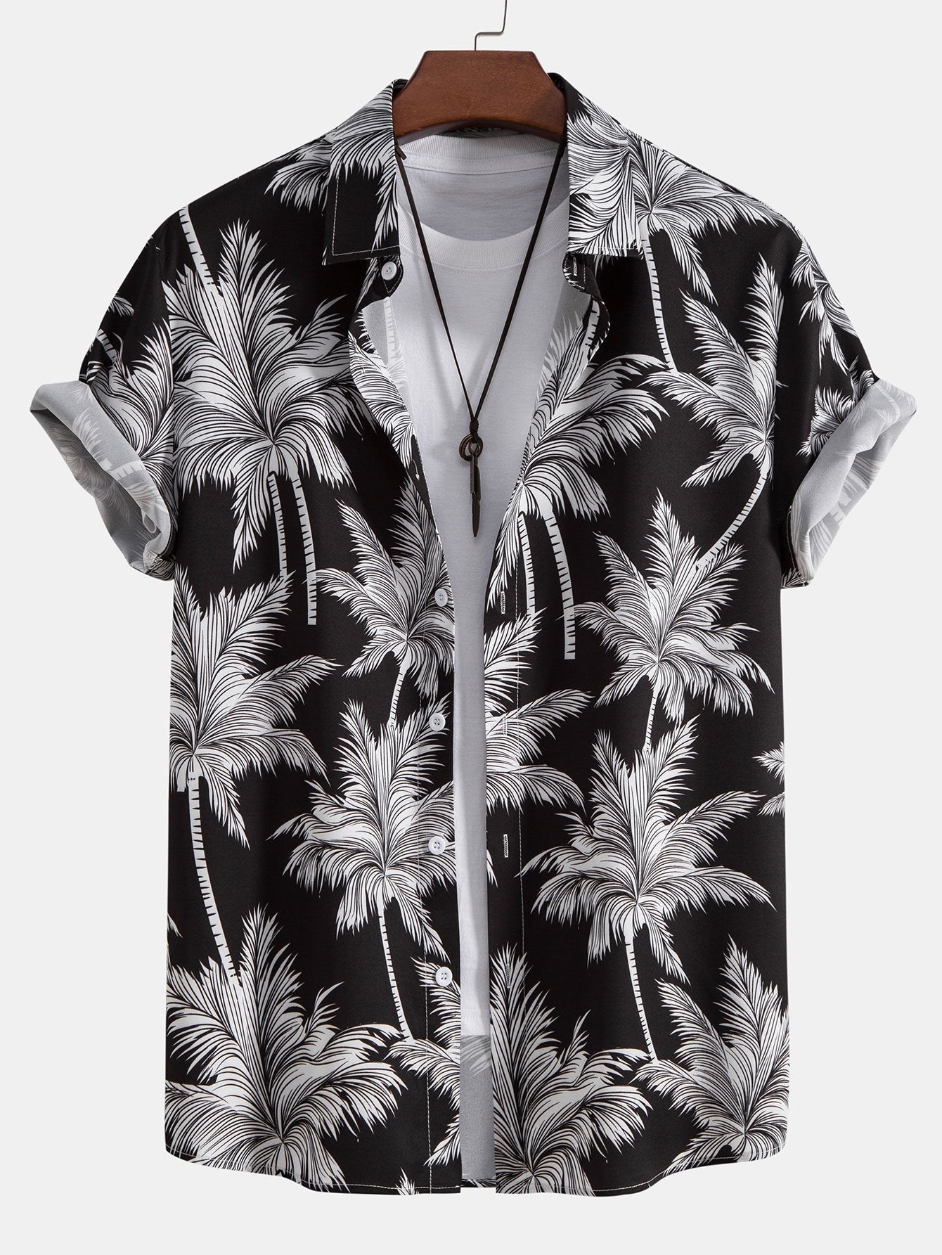 Set met palmboomprint
