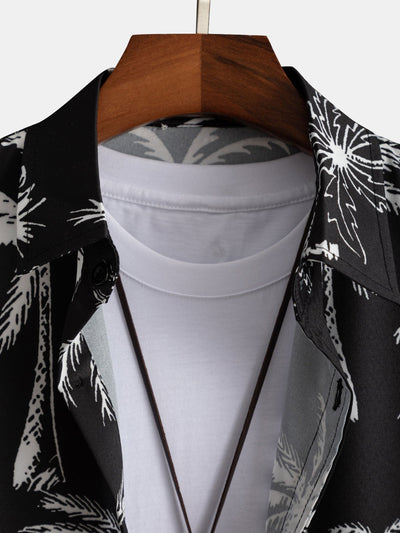 Set met palmboomprint