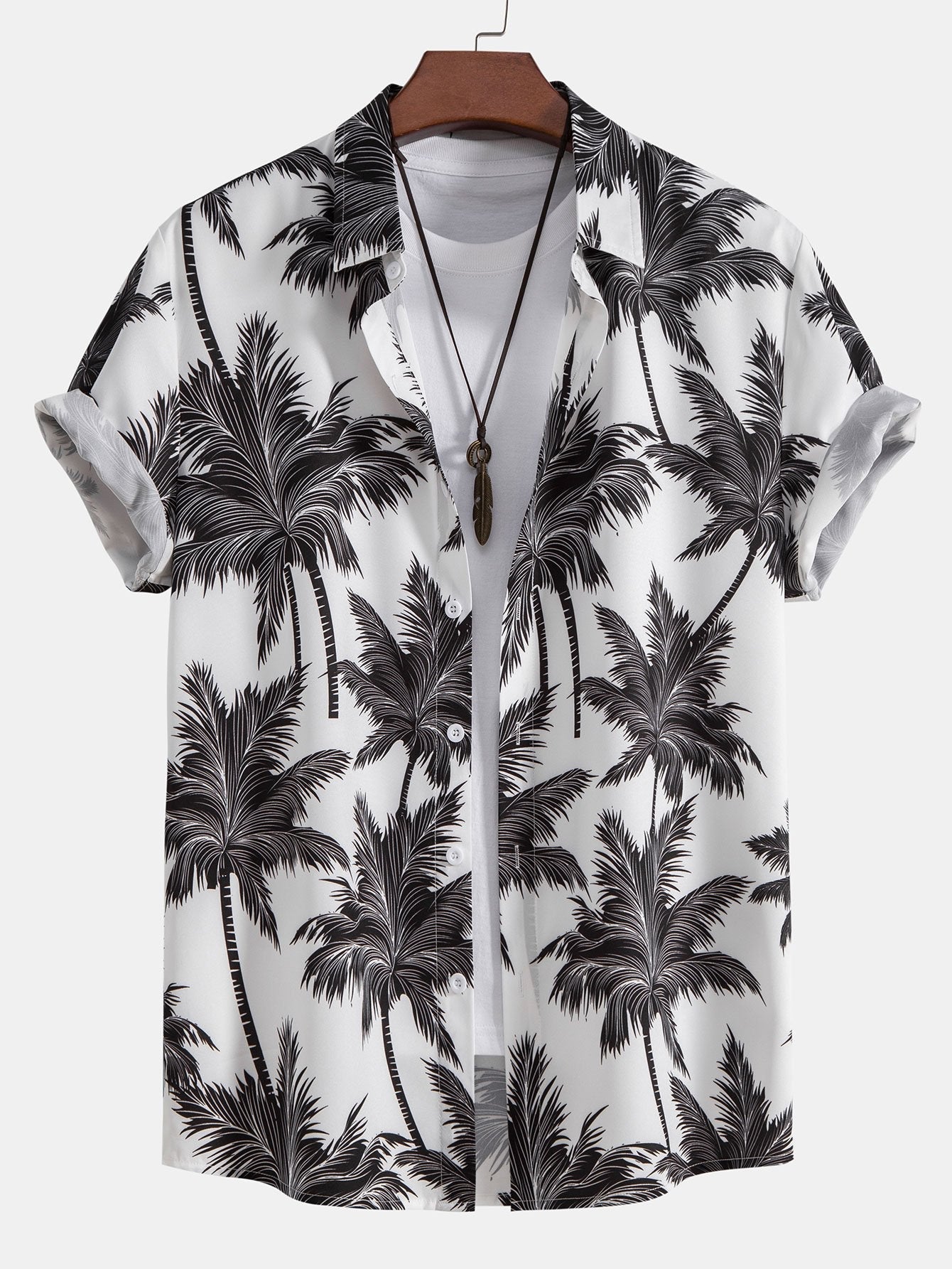 Set met palmboomprint