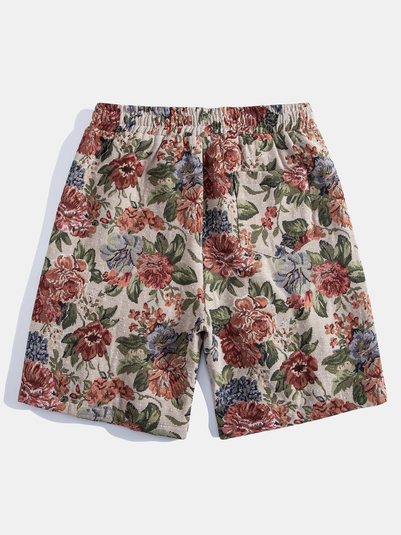 Set met bloemenjacquard