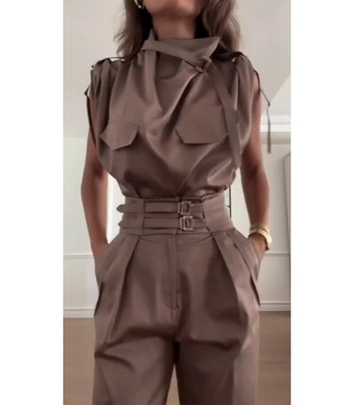 Jasmine - Elegante jumpsuit met afslankende taille