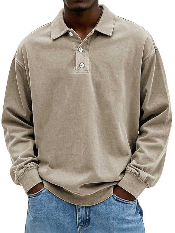 Matteo™ Herenpolo met lange mouwen
