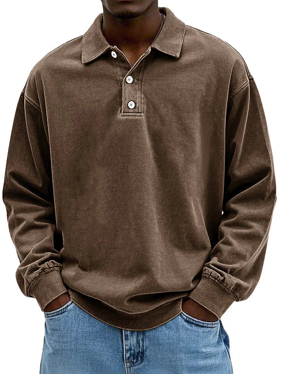 Matteo™ Herenpolo met lange mouwen