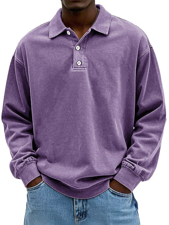 Matteo™ Herenpolo met lange mouwen